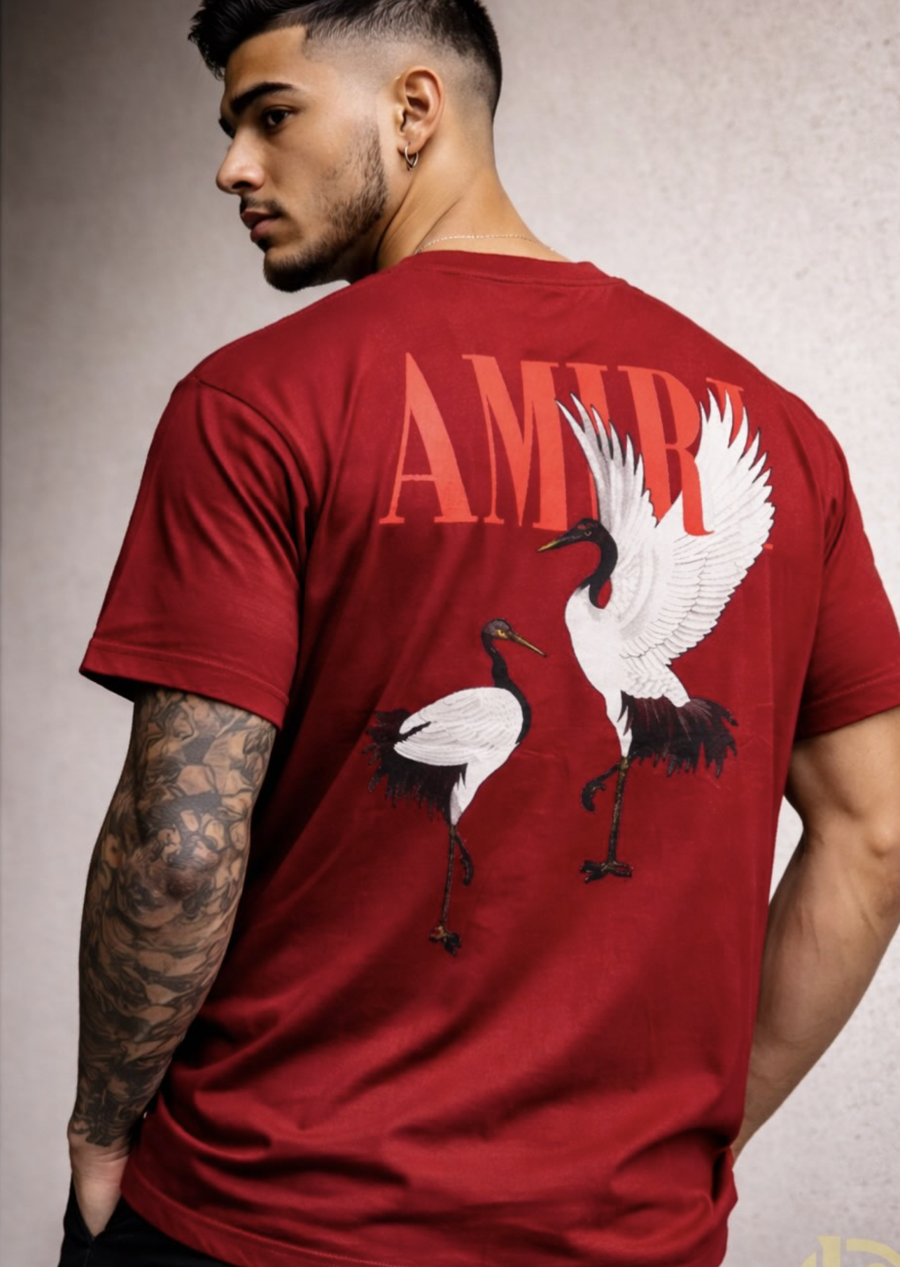 amiri Camiseta roja